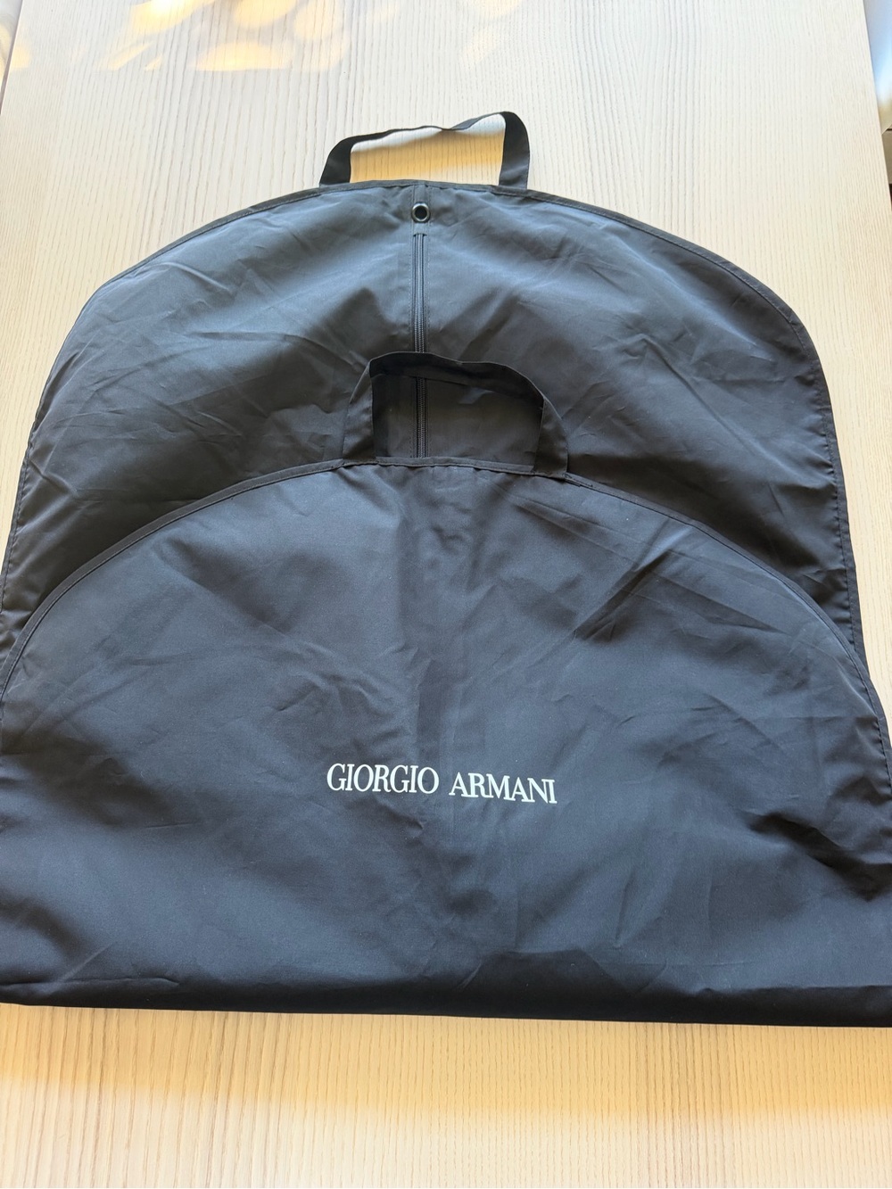 Giorgio Armani Black Suit Garment Bag 42" Authentic